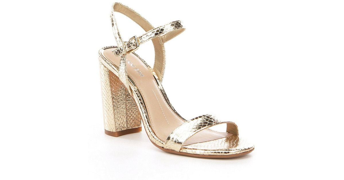gianni bini gold sandals