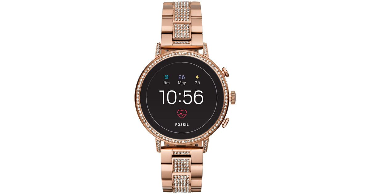 fossil rose gold smartwatch gen 4