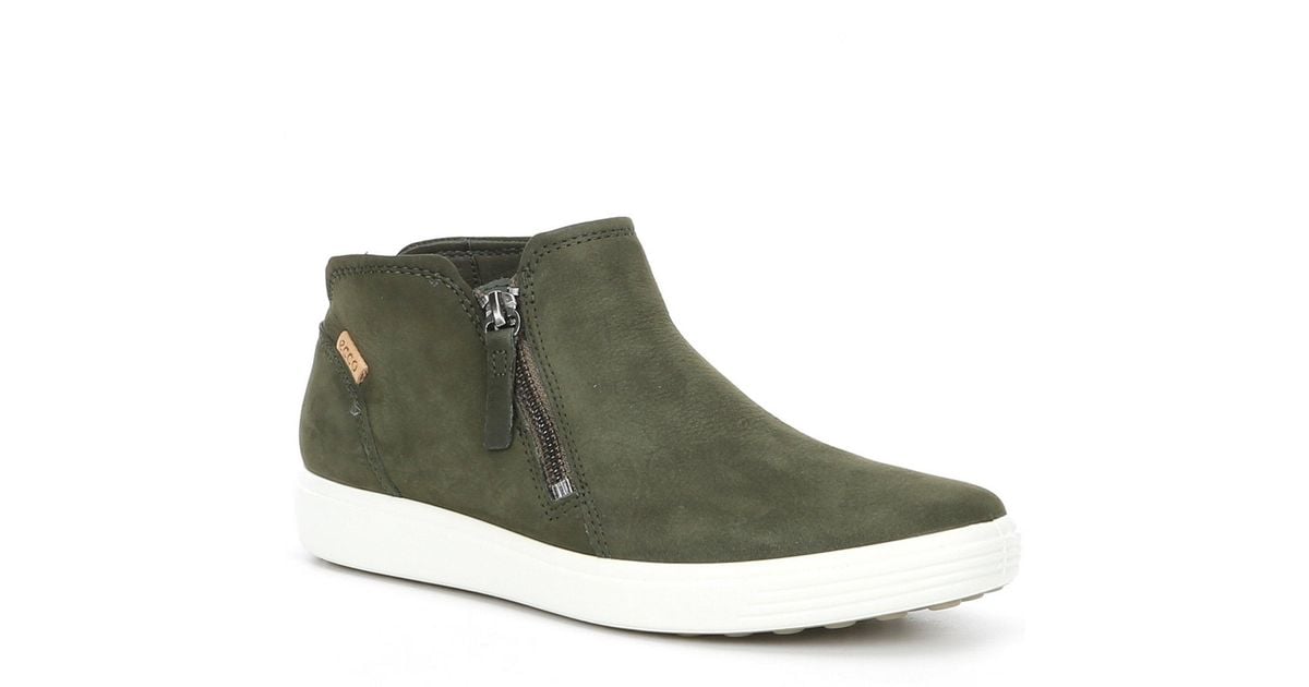 ecco low zip bootie