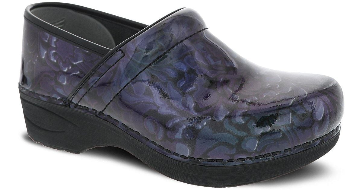 dansko filigree floral patent
