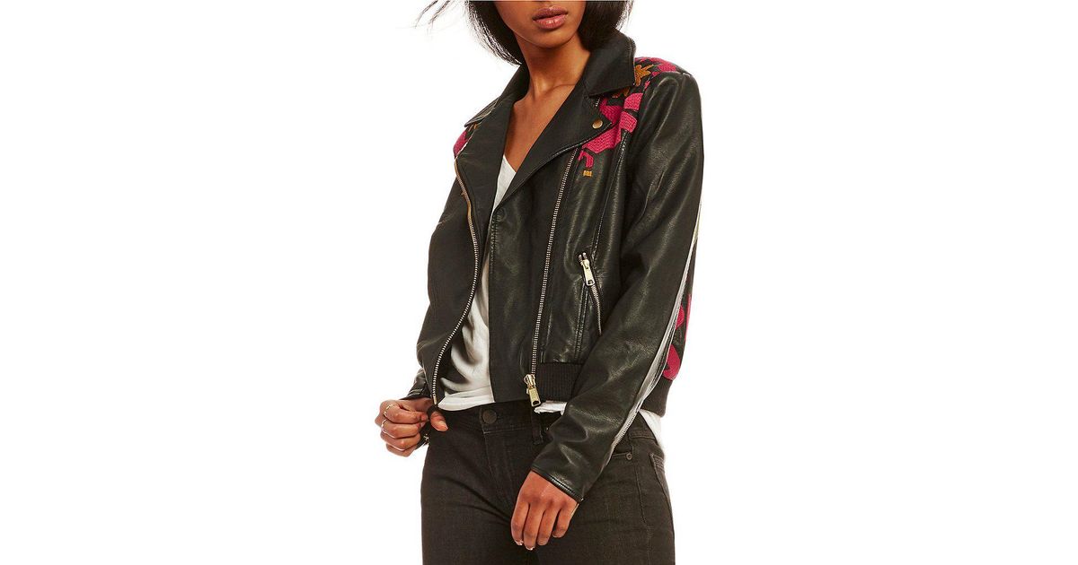 Free People Womens Modern Vegan Bomber Jacket