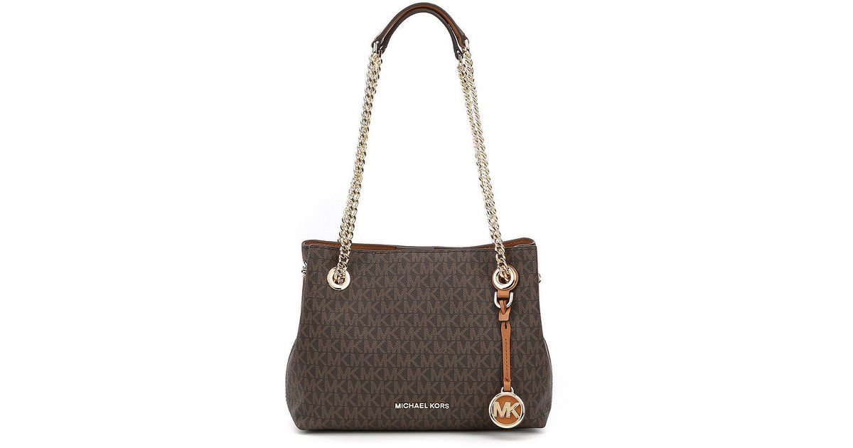michael kors purse with chain handles 