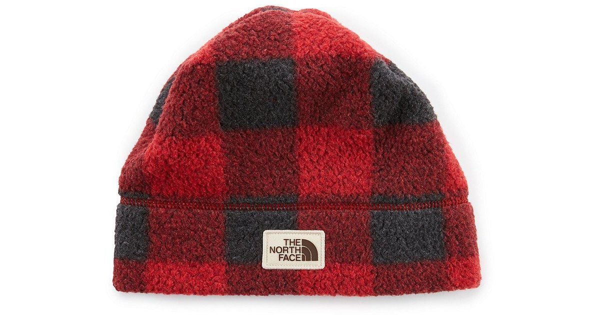 north face fleece beanie