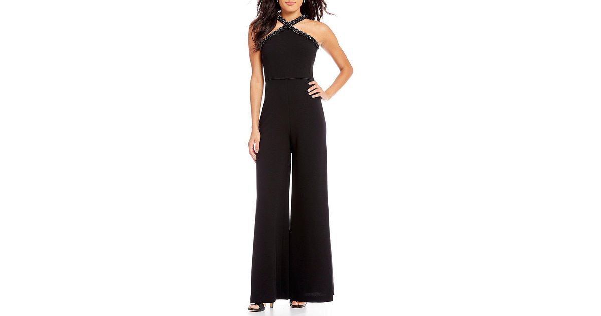karl lagerfeld black jumpsuit