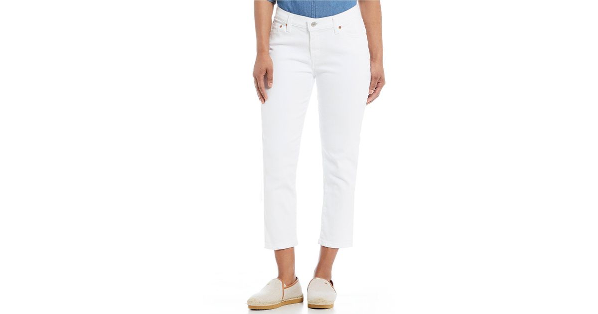 levi's boyfriend cropped jeans