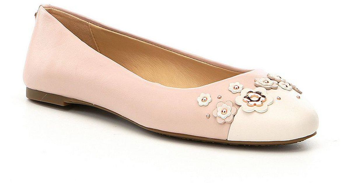 michael kors pink ballet flats