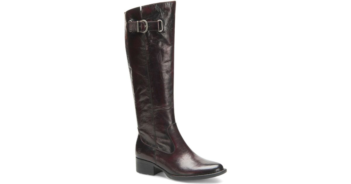 born cort leather knee high boot