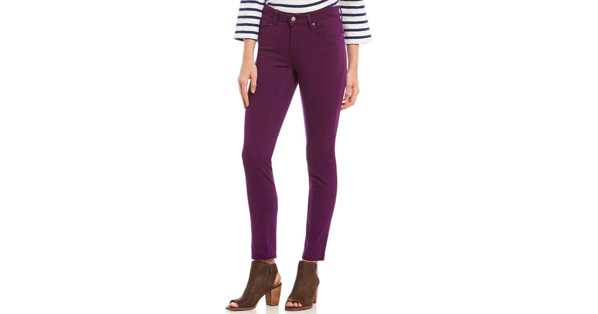 purple levi jeans