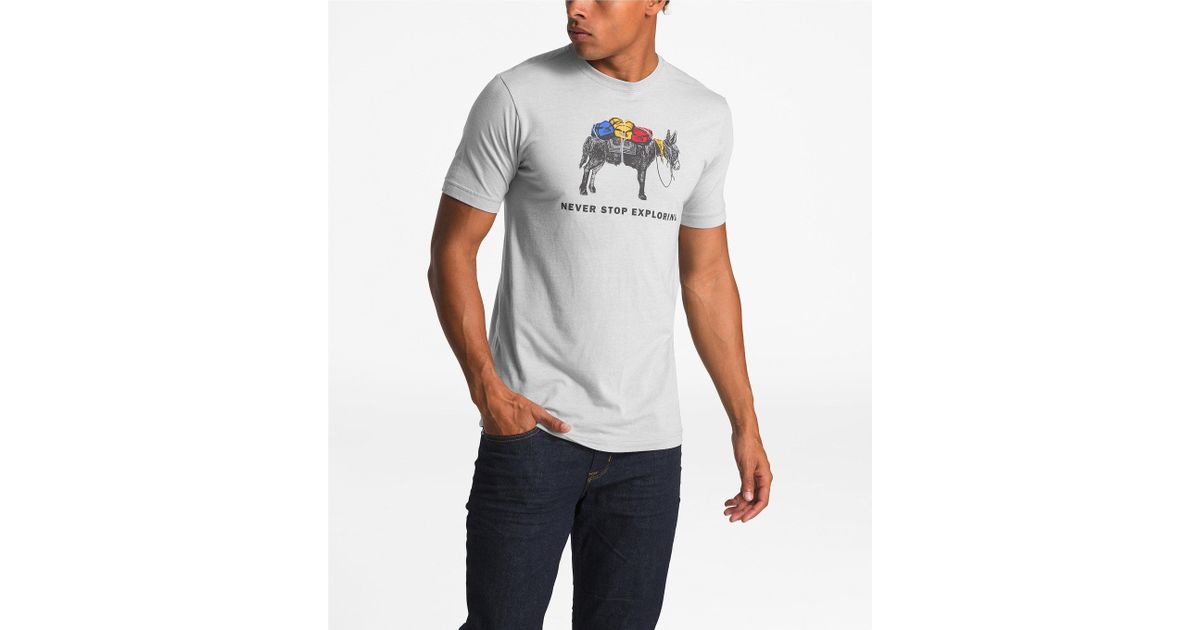 the north face donkey t shirt