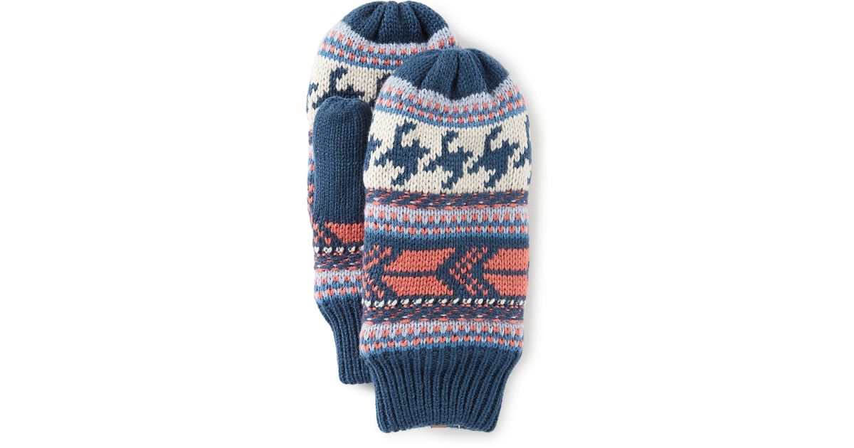 the north face fair isle mittens