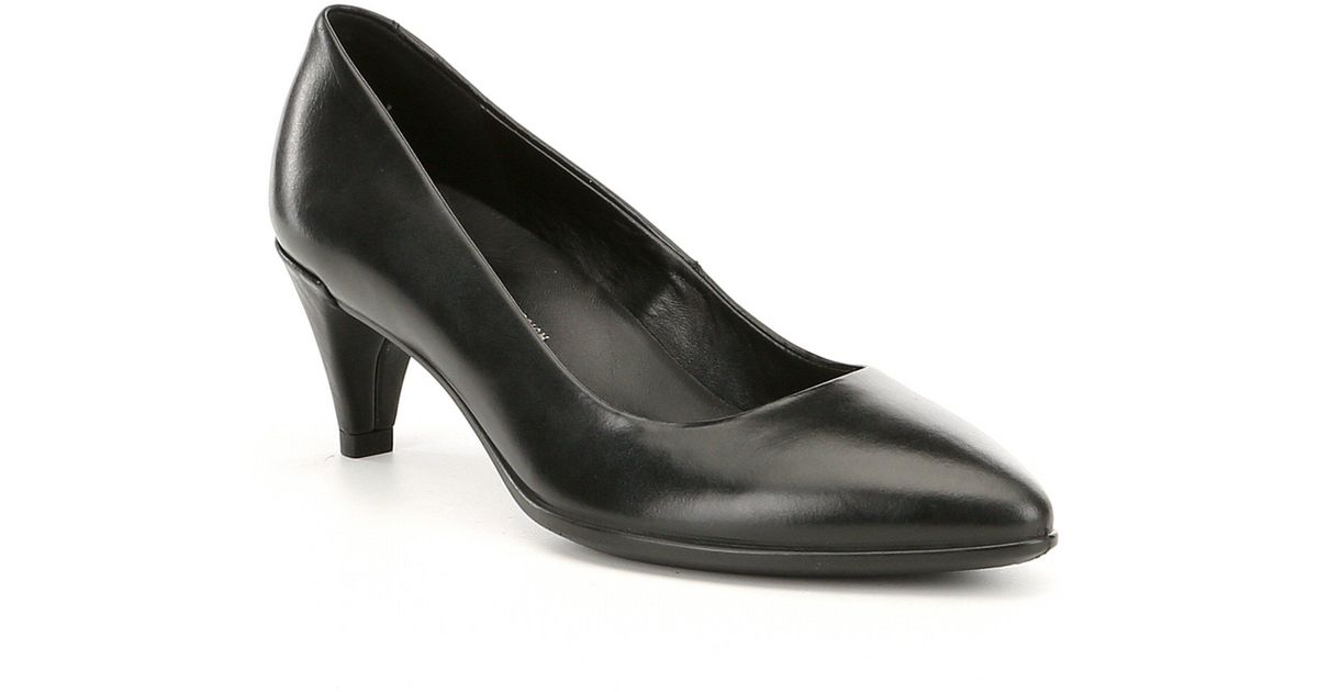 ecco black pumps