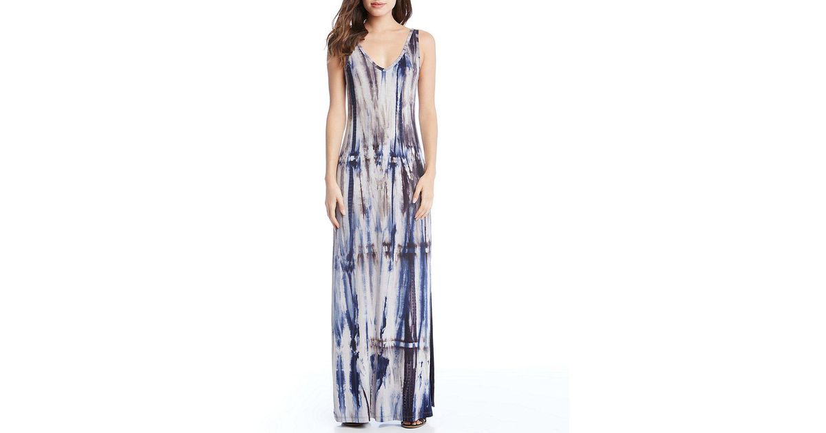 karen kane tie dye maxi dress