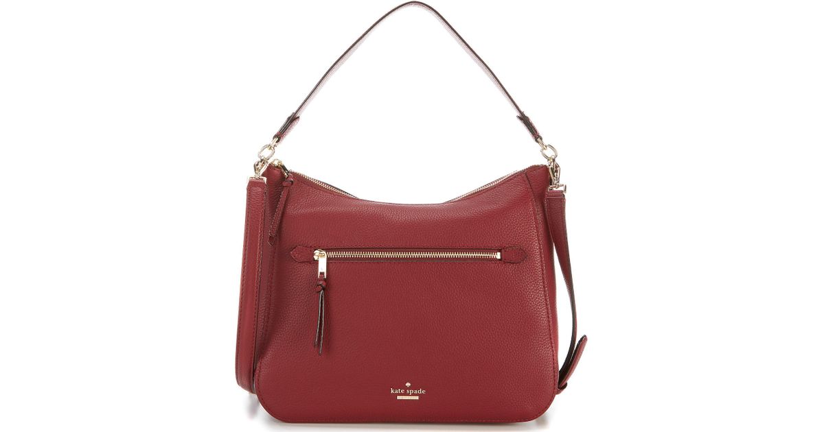 Kate Spade Red Jackson Street Quincy Hobo Bag