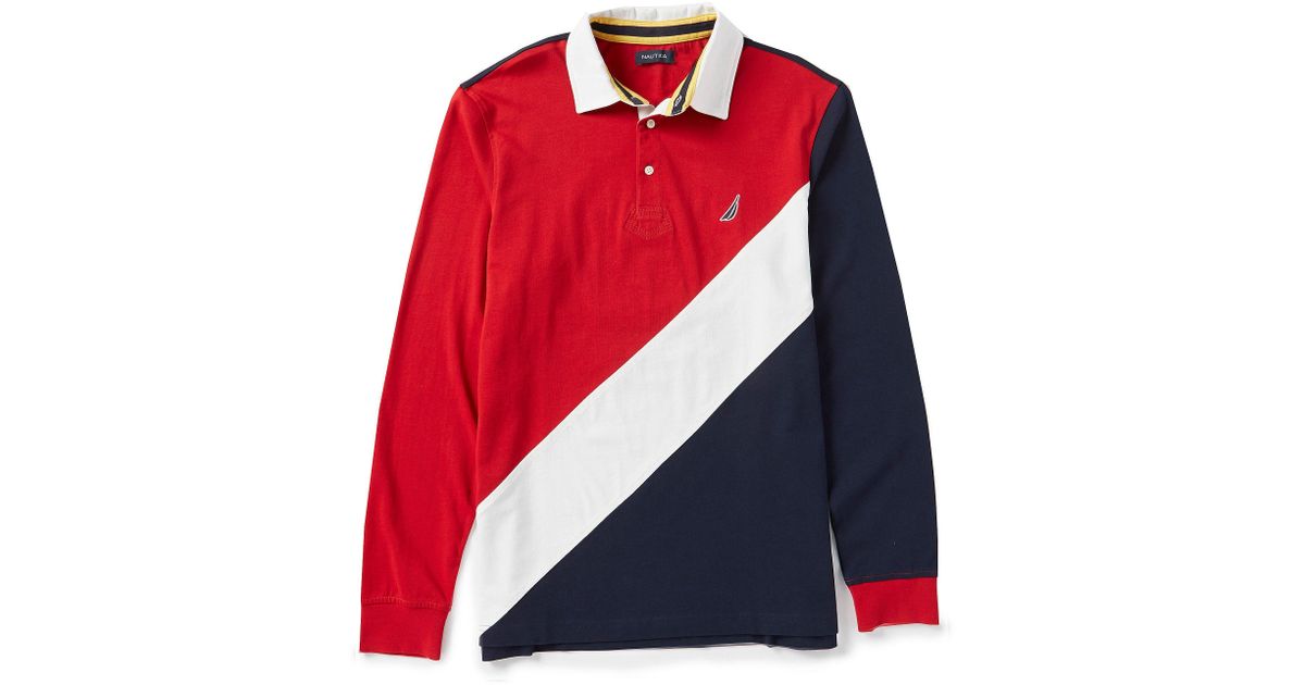 nautica polo long sleeve
