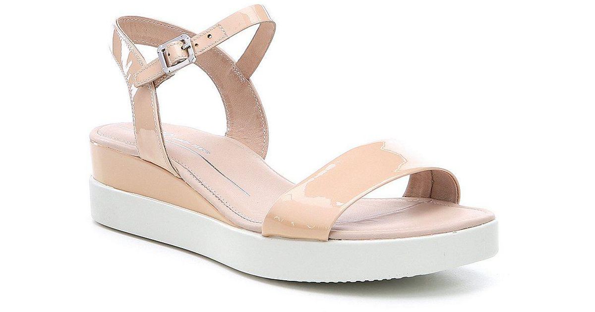 ecco touch sandal plateau black