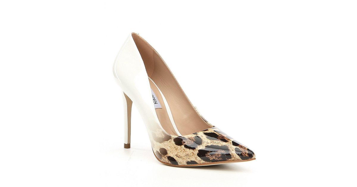 leopard print ombre heels