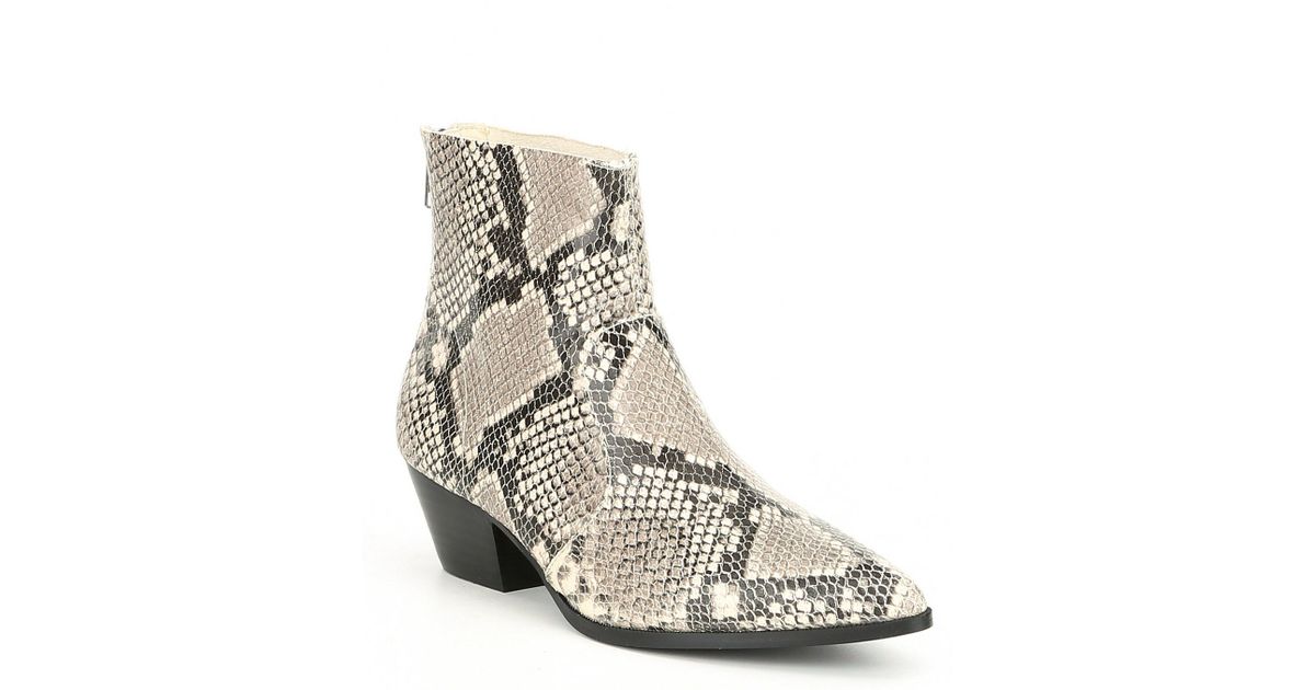 steve madden cafe boot snake