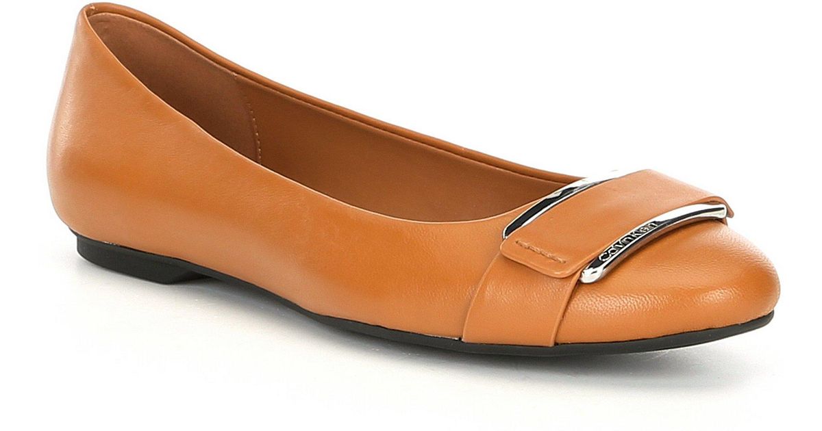calvin klein ballerina flats