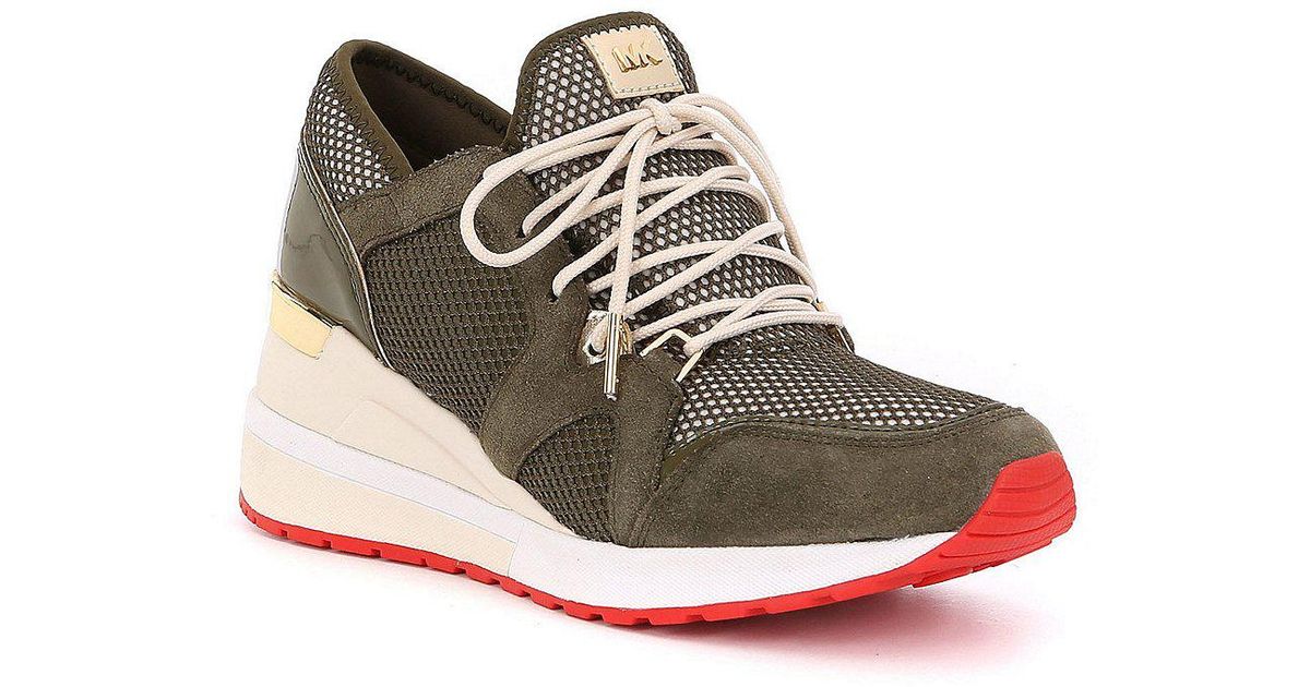 michael kors tennis shoe mens olive