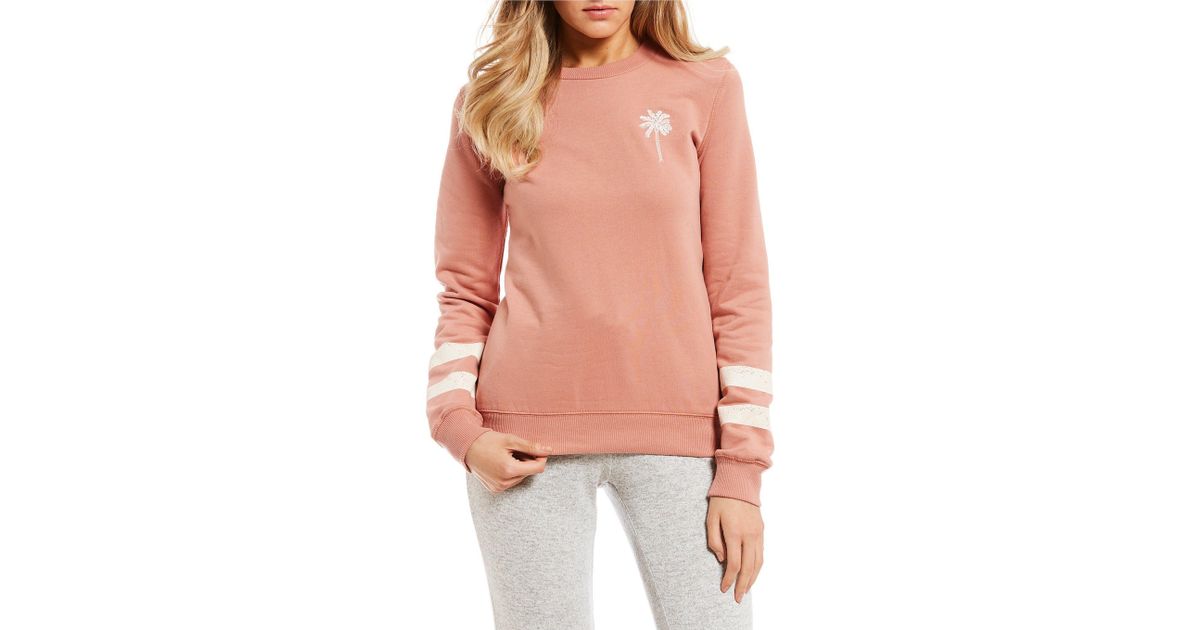 Roxy Womens Burning Stars Pullover Sweatshirt