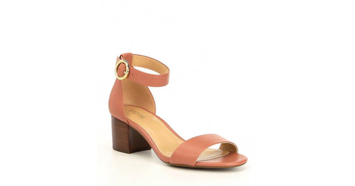 lena block heel dress sandals