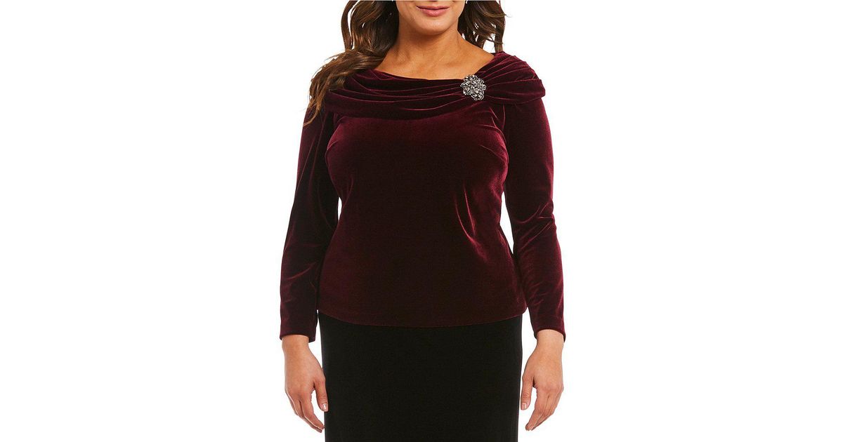 portrait collar evening blouse