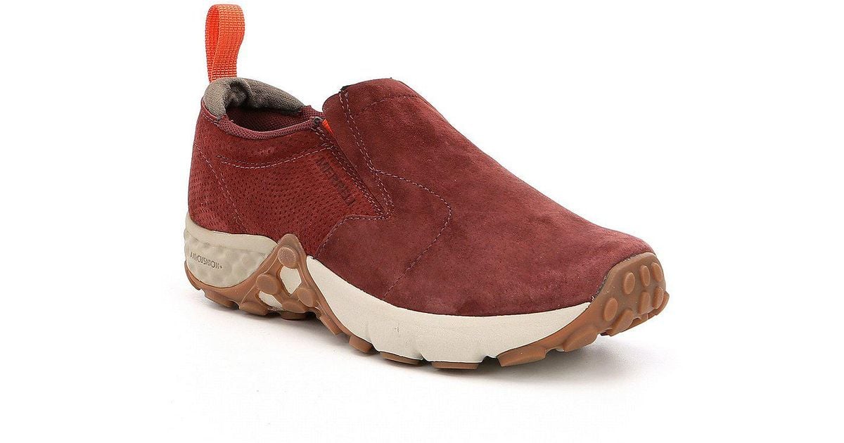 merrell suede slip on shoes