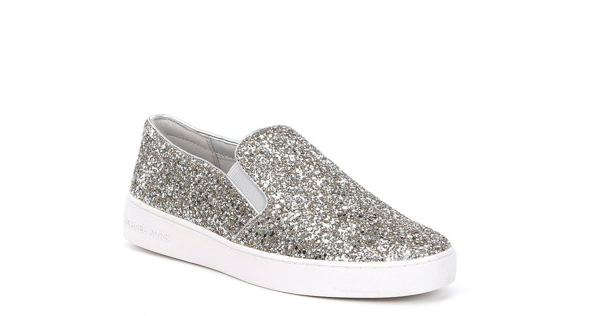Michael kors glitter slip ons Clearance