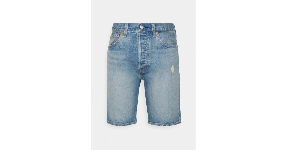 Levi's Cotton 501® Shorts Sfrangiati in Blue for Men | Lyst