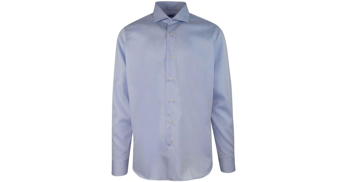 Alea Camicia Tailored Celeste in Blue for Men Lyst UK - Main Image