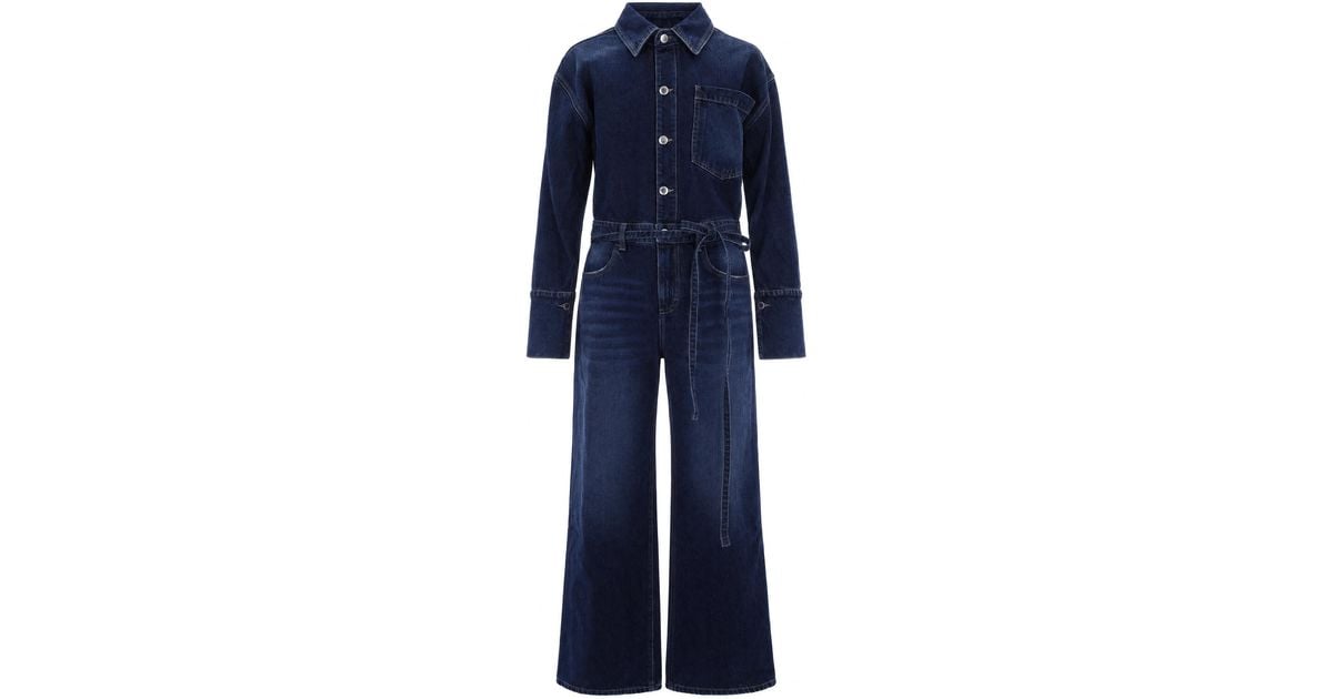 ICON DENIM Tuta Anya Deep in Blue | Lyst