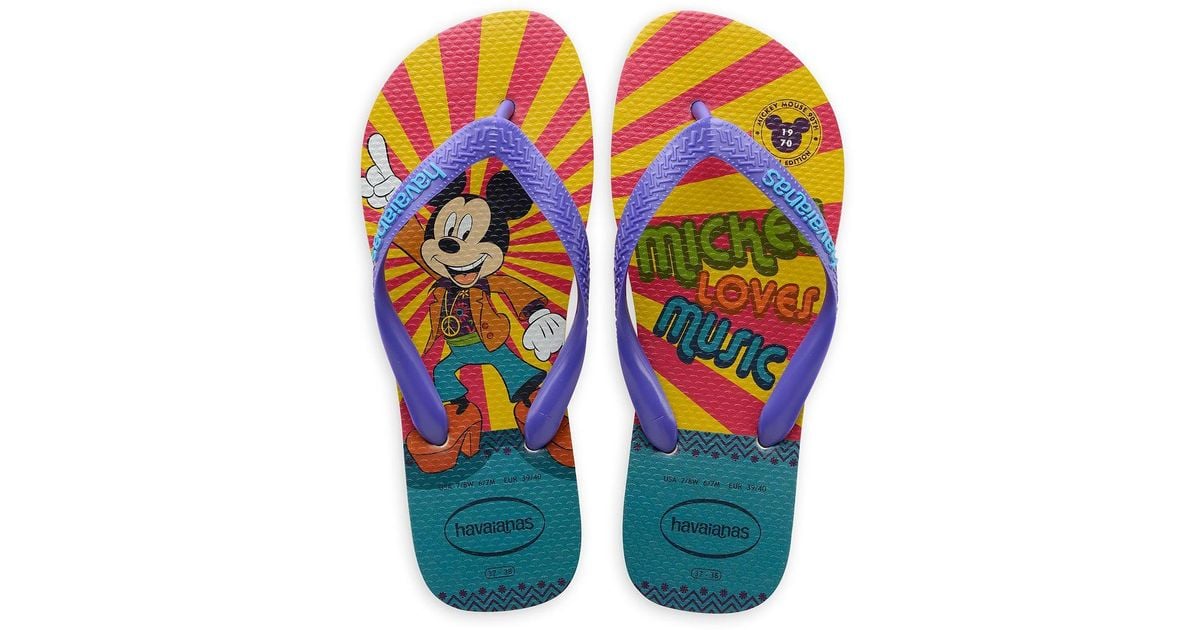 havaianas mickey mouse flip flops