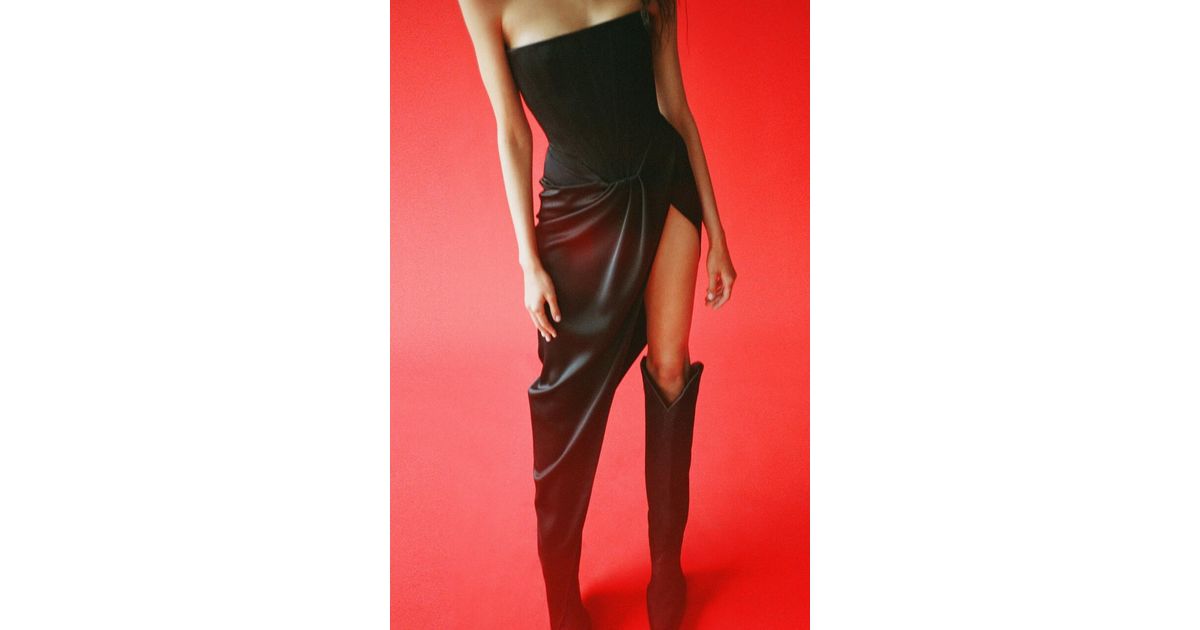 Alex Perry - Women's Ledger Satin-Crepe Strapless Gown