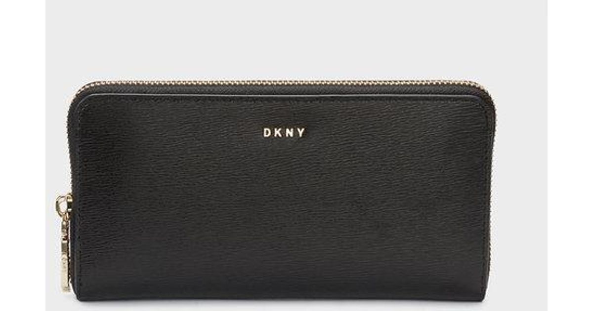dkny sutton large zip around purse