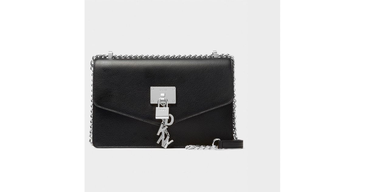 elissa pebbled leather shoulder bag