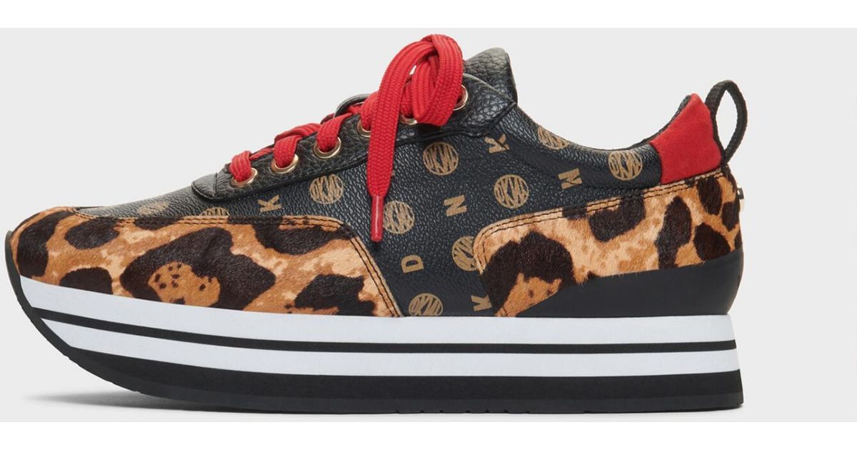 dkny leopard shoes