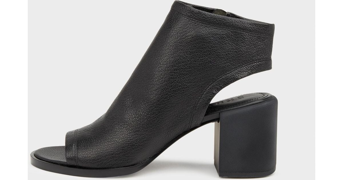 dkny peep toe booties
