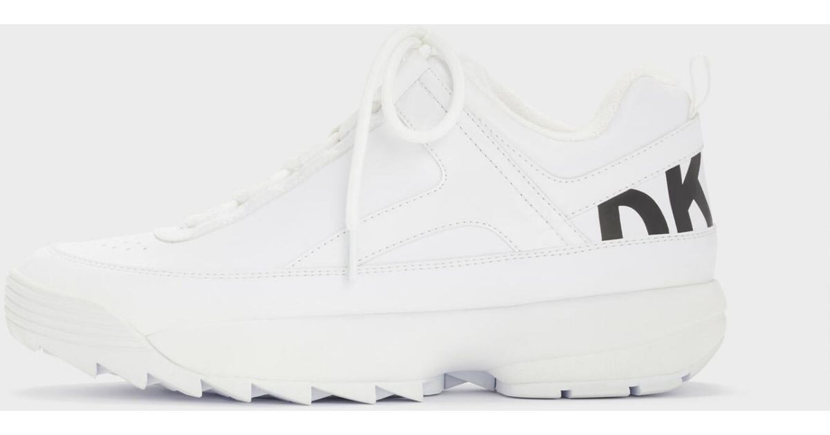white dkny sneakers