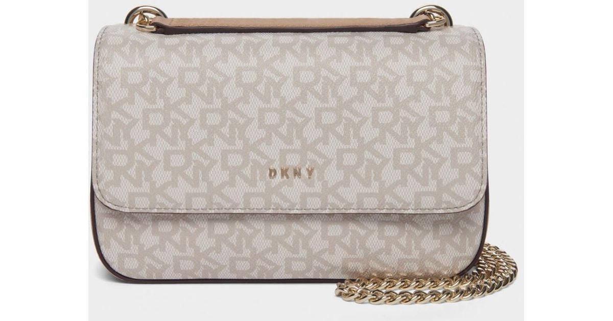 dkny flap shoulder bag