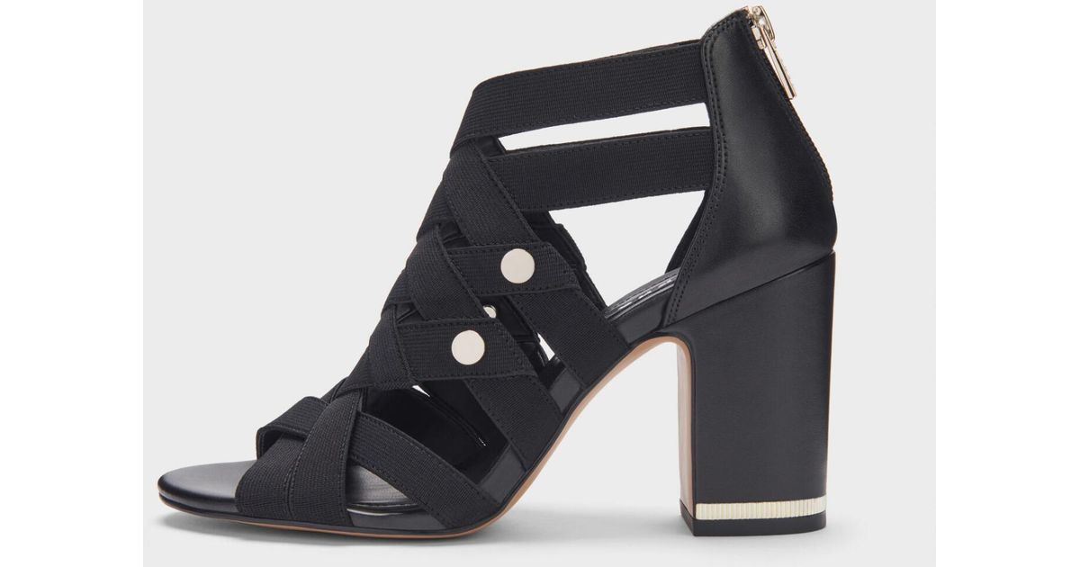 multi strap heeled sandals