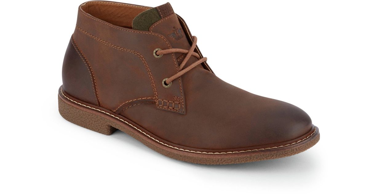 dockers mens greyson leather casual chukka boot