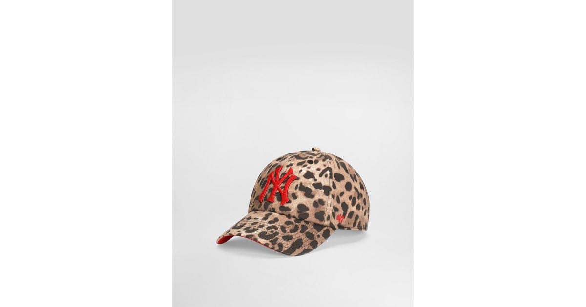 Dolce & Gabbana Elegant Sequined Leopard Baseball Cap The new @dolcegabbana x @47 baseball caps have arrived  main image 3