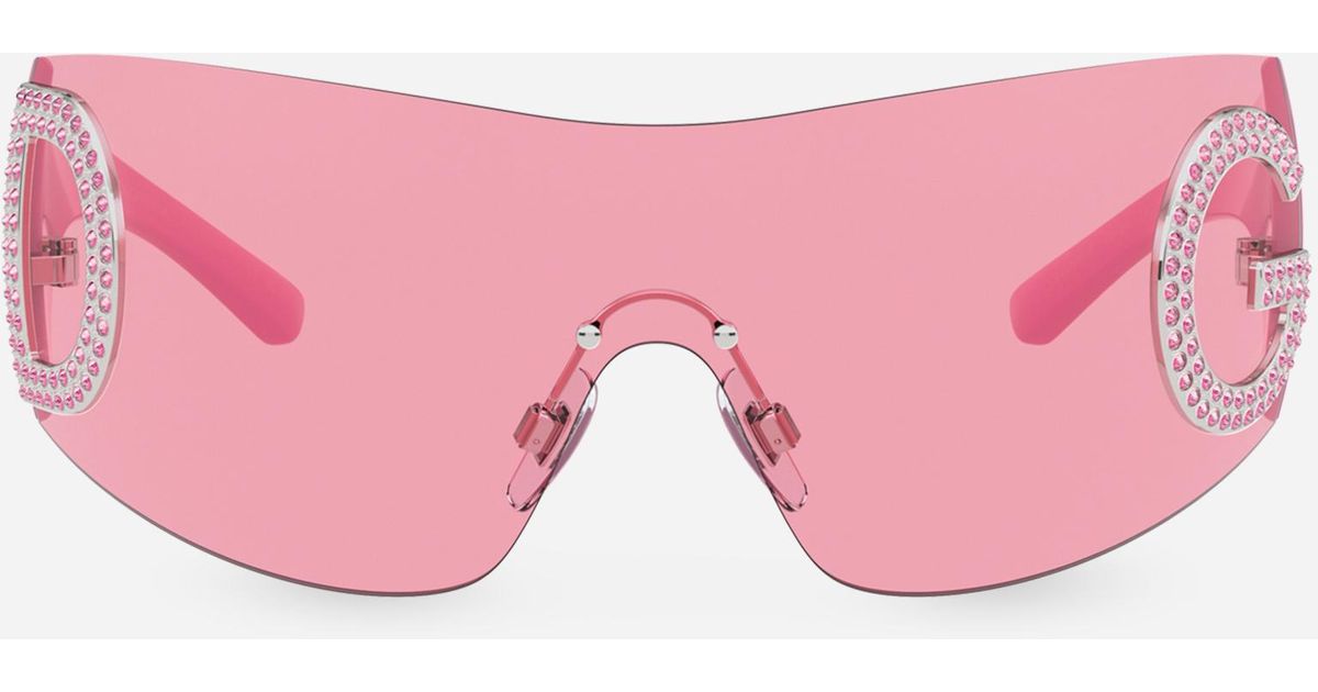 Dolce Gabbana Re edition Sunglasses in Pink Lyst UK