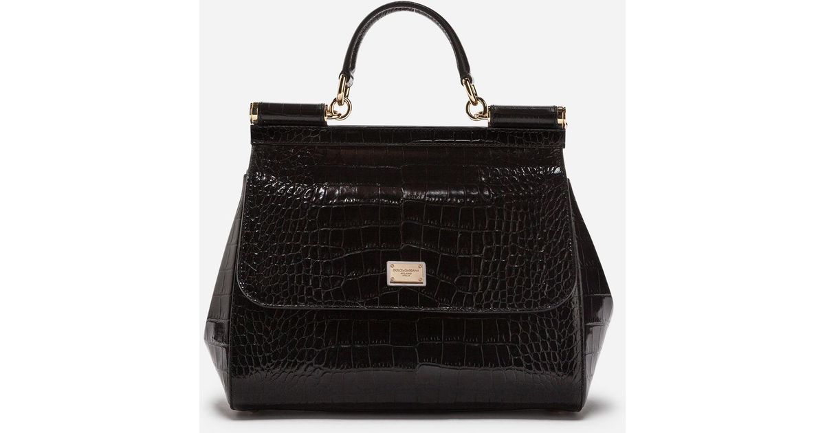 Dolce \u0026 Gabbana Leather Sicily Bag In 