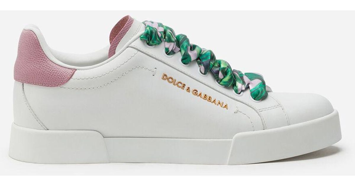 patent calfskin portofino sneakers