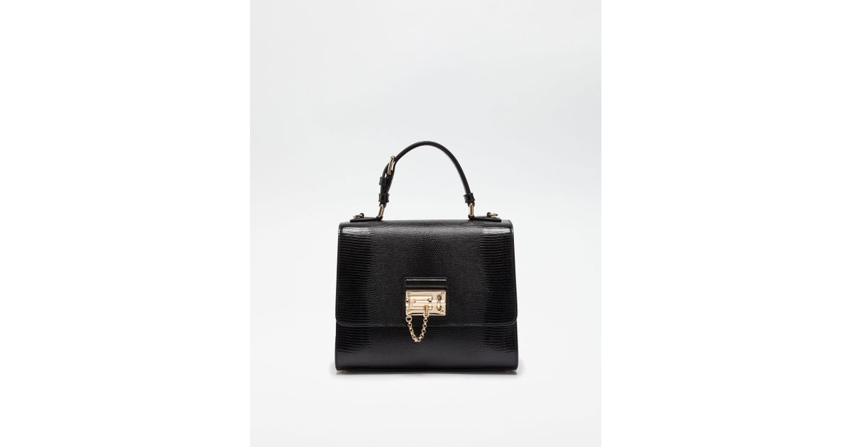 Dolce & Gabbana Leather Monica Bag in Black | Lyst