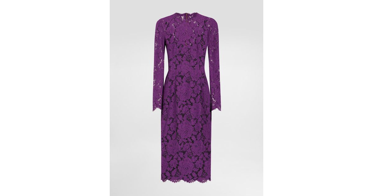 dolce and gabbana purple lace dress vintage dolce & gabbana early 2000's purple lace layered slip dress the  late 1990s and early 2000s runways at dolce & gabbana were defined by an  unapologetic celebration of italian glamour, boudoir-inspired