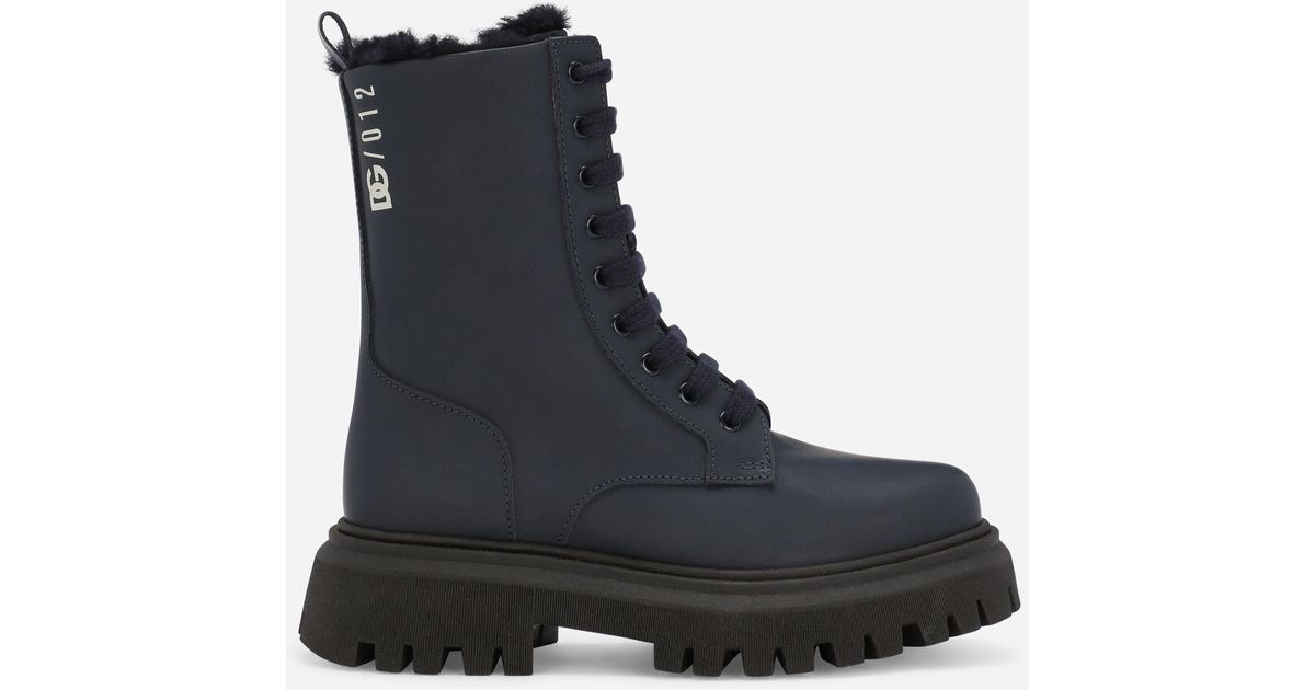 dolce & gabbana combat boots