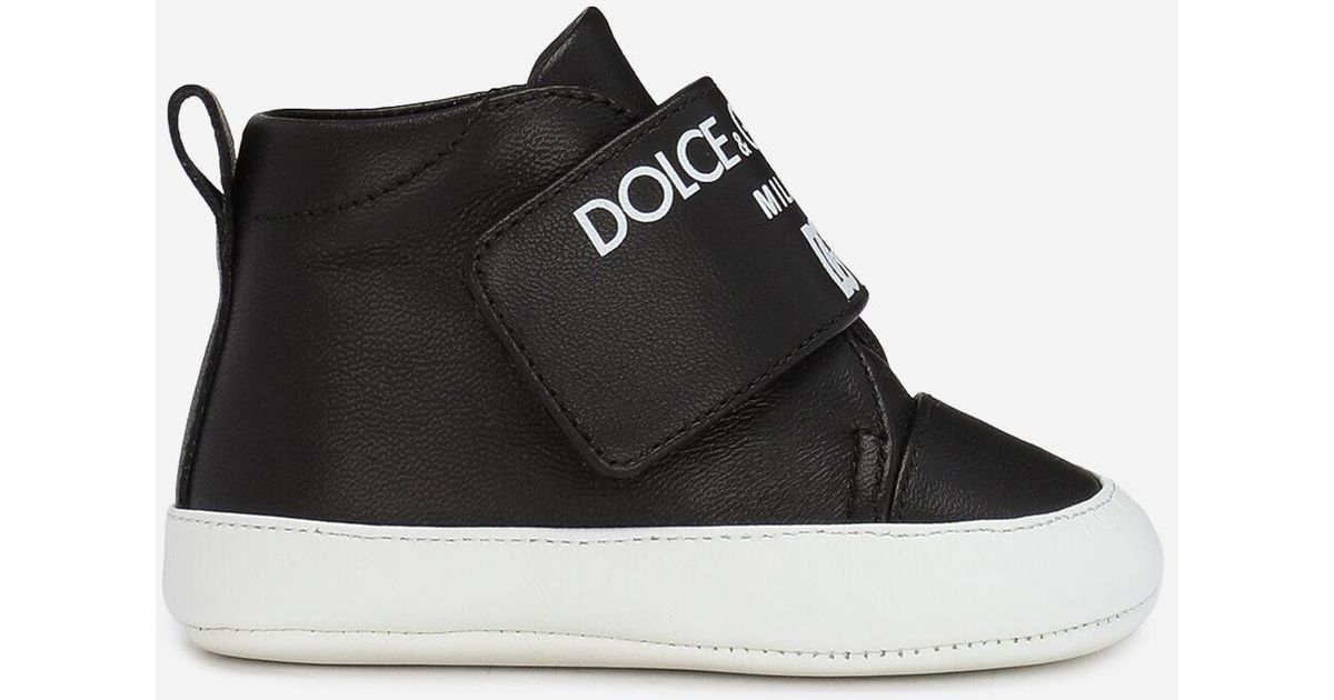 Dolce & Gabbana Dg Milano Nappa Leather Sneakers in White for Men | Lyst