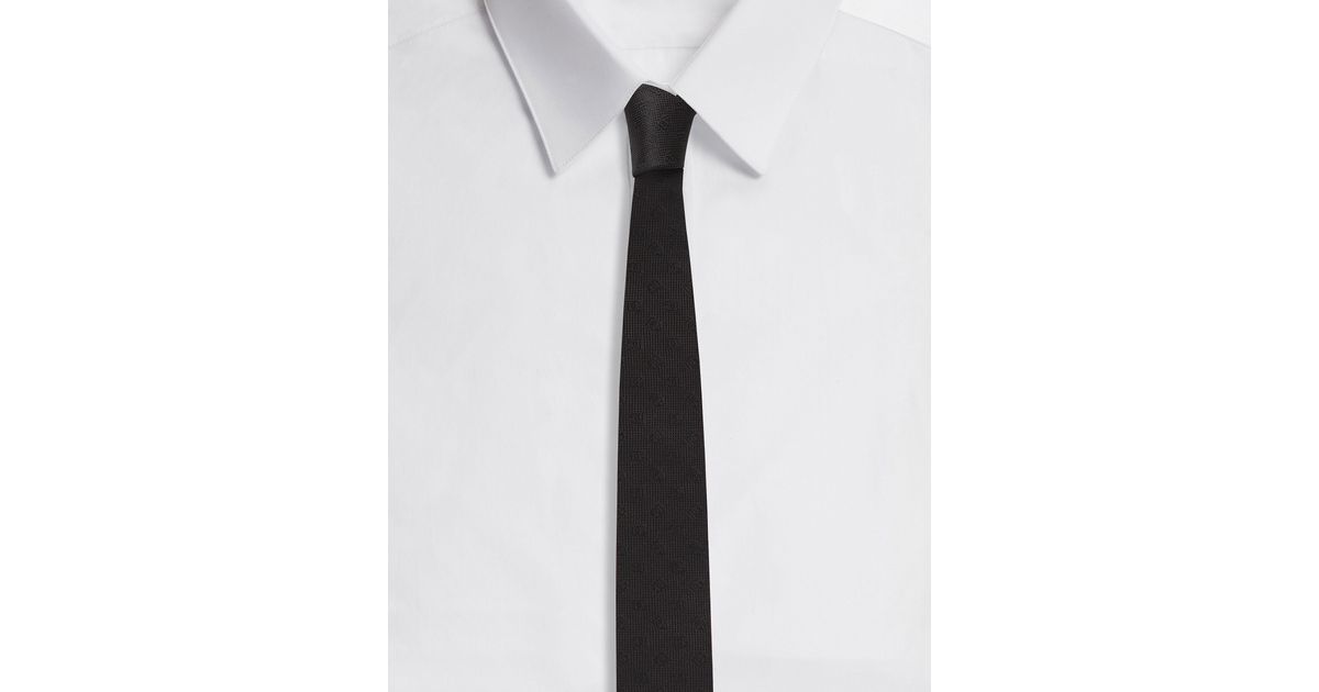 Dolce & Gabbana Krawatte Breite 6 Seidenjacquard Krawattenmuster in Lila für Herren Herren Accessoires Krawatten 
